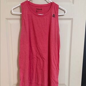 Reebok Pink Sleeveless Athletic Tank Top